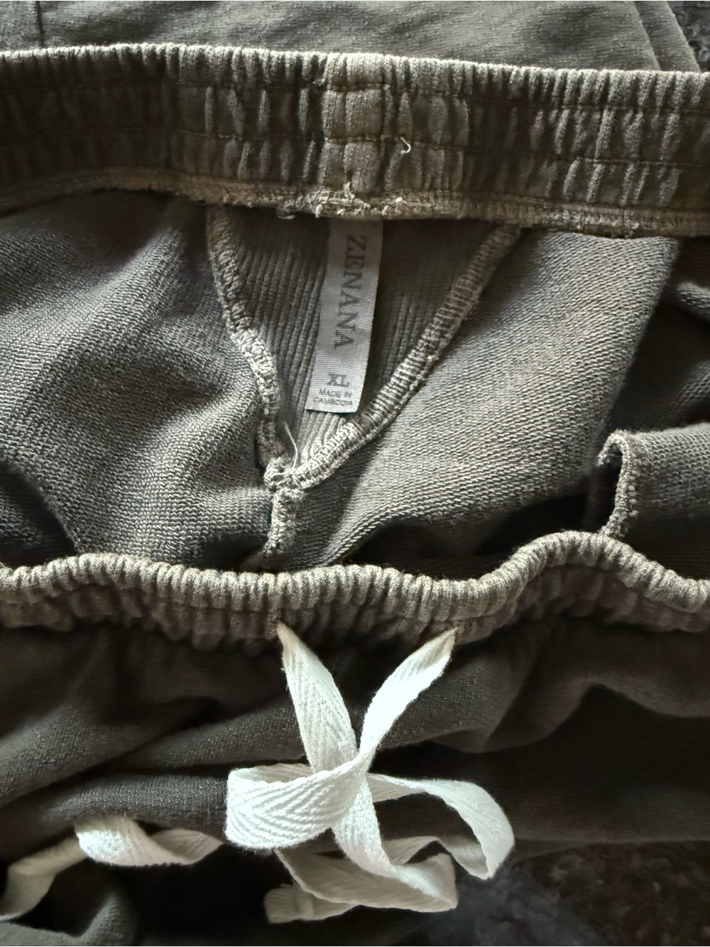 Zenana Women’s brown  Drawstring Sweatpants joggers - Picture 3 of 4